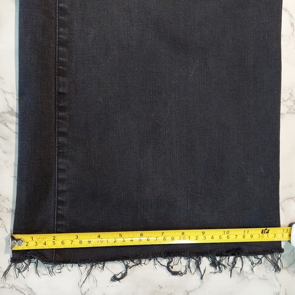 Frame Denim Black Le Palazzo Crop in Film Noir, Size 28 - Picture 8 of 10